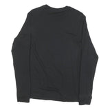 ADIDAS Mens Black James C Enochs Eagles Graphic T-Shirt M Long Sleeve Crew Neck