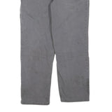 CARHARTT Mens Cotton Blend Grey Regular Fit Straight Leg Trousers W36 L27