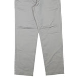 CARHARTT Mens Cotton Blend Grey Regular Straight Trousers W34 L30 Workwear Zip