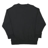 ADIDAS Mens Black Crew Neck XS Cotton Blend Casual Sweatshirt Pullover