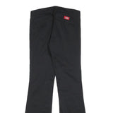 DICKIES Womens Black Slim Bootcut Trousers W28 L32 Workwear Comfort
