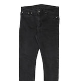 LEVI'S 510 Mens Jeans Black Slim Skinny Denim Medium W30 L29 Zip Cotton Blend