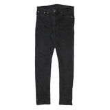 LEVI'S 510 Mens Jeans Black Slim Skinny Denim Medium W30 L29 Zip Cotton Blend