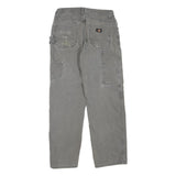 DICKIES Mens Jeans Grey Regular Straight Denim Medium W30 L28 Workwear Zip