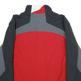 NAUTICA Mens Red & Grey Reversible Nylon Zip Jacket L Casual Outerwear