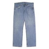 LEVI'S 505 Mens Jeans Blue Regular Straight Denim Medium W34 L30 Classic Fit