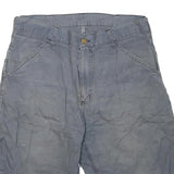CARHARTT Mens Shorts Blue Casual Cotton Blend M W32 Durable Workwear