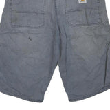 CARHARTT Mens Shorts Blue Casual Cotton Blend M W32 Durable Workwear