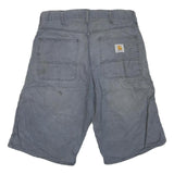 CARHARTT Mens Shorts Blue Casual Cotton Blend M W32 Durable Workwear