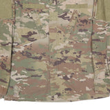 INSECT REPELLENT APPAREL Mens Green Camouflage Cotton Blend Button Jacket L