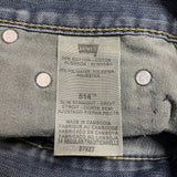 514 Levis Denim Shorts - 30W UK 10 Blue Cotton