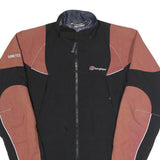 BERGHAUS Mens Black & Rust Outdoor Jacket S Polyester Zip Gore-Tex Waterproof