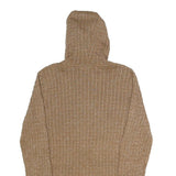 PECK & PECK WEEKEND Womens Beige Zip Up Hoodie M Knitwear Casual