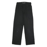 DICKIES Womens Cotton Blend Black Regular Straight Trousers W28 L29 Casual