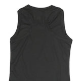 PUMA Womens Black Polyester Sleeveless Crew Neck T-Shirt XS Sports Activewear