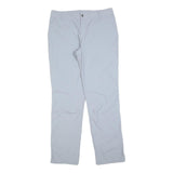 COLUMBIA Womens Polyester Blend Grey Regular Zip Trousers W32 L32 Outdoor Hiking