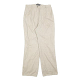 BRECKENRIDGE Womens Beige Regular Fit Wide-Leg Trousers W26 L28 Classic Casual