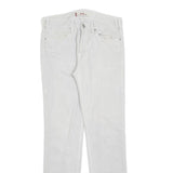 LEVI'S 519 Mens Slim White Jeans Denim Medium W30 L32 Classic Cotton Blend