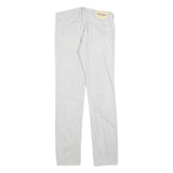 LEVI'S 519 Mens Slim White Jeans Denim Medium W30 L32 Classic Cotton Blend