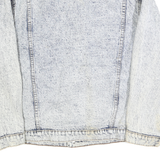 RUFFINI Womens Blue Denim Jacket L Cotton Button Classic Casual Outerwear