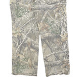 REAL TREE Mens Cotton Blend Camouflage Regular Fit Straight Trousers W38 L30
