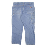 DICKIES Mens Jeans Blue Regular Straight Denim Medium W36 L28 Workwear