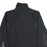 NIKE Mens Black & Grey Zip Jacket M Polyester Blend Sportswear Casual