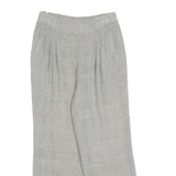 SAN JUAN Womens Grey Regular Fit Straight Leg Trousers W25 L23 Smart Casual