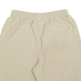 NIKE Mens Shorts Beige Casual L W30 Polyester Lightweight Zip Pocket