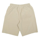 NIKE Mens Shorts Beige Casual L W30 Polyester Lightweight Zip Pocket