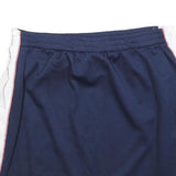 FILA Womens Navy & White Basketball Mesh Mini Polyester Blend Skirt L Sports