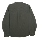 WOOLRICH Mens Green Cotton Shirt 2XL Casual Button Shirt Long Sleeve