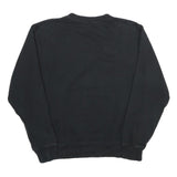 NIKE Mens Black Ride At Tribe Crew Neck S Sweatshirt Cotton Blend Casual