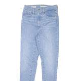 LEVI'S Womens Jeans Blue Regular Skinny Denim Light W26 L29 Classic Zip