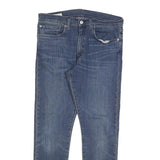 LEVI'S 512 BIG E Mens Slim Jeans Blue Denim W34 L27 Classic Cotton Blend Zip