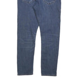 LEVI'S 512 BIG E Mens Slim Jeans Blue Denim W34 L27 Classic Cotton Blend Zip