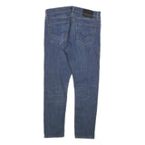 LEVI'S 512 BIG E Mens Slim Jeans Blue Denim W34 L27 Classic Cotton Blend Zip