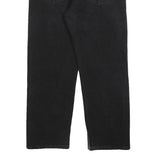 WRANGLER Mens Black Relaxed Jeans Denim W33 L27 Comfortable Casual Zip Closure
