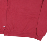 CHAMPION Mens Red Oklahoma OU Crew Neck M Cotton Blend Pullover Sweatshirt