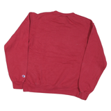 CHAMPION Mens Red Oklahoma OU Crew Neck M Cotton Blend Pullover Sweatshirt
