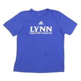 ADIDAS Mens Blue Lynn Fighting Knights Graphic T-Shirt M Short Sleeve Crew Neck