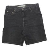 GO WEST Mens Shorts Black Casual Denim M W34 Cotton Blend Comfortable Classic