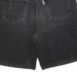 GO WEST Mens Shorts Black Casual Denim M W34 Cotton Blend Comfortable Classic