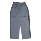 ADIDAS Mens Joggers Grey & Black Regular Straight L W28 L29 Sports Casual