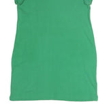 POLO RALPH LAUREN Womens Green Cotton Polo Shirt Dress Short Sleeve L