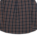 CHAPS Mens Black & Red Check Shirt L Button Down Collar Long Sleeve Cotton