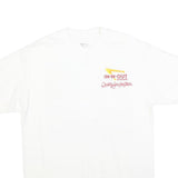 IN-N-OUT BURGER Mens White Graphic T-Shirt L Short Sleeve Crew Neck Casual