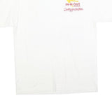 IN-N-OUT BURGER Mens White Graphic T-Shirt L Short Sleeve Crew Neck Casual