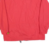 FIVE SEASONS Mens Red & Blue Outdoor Jacket XL Polyester Blend Plain Zip