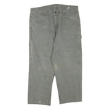 DICKIES Mens Regular Fit Straight Leg Denim Grey Cotton Blend W38 L23 Workwear